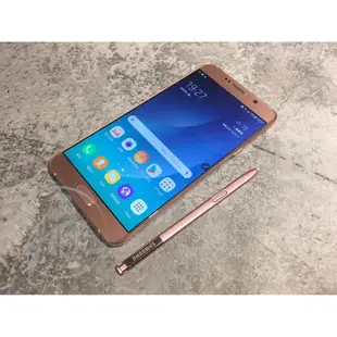 SAMSUNG GALAXY Note 5粉64GB中古單機/店保7天<SAM361252>