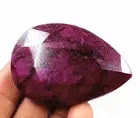 280 Ct Natural IGL Certified Africa Red Ruby Gemstone Pear Cut Gemstone! 24N