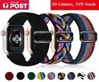 For Apple Watch Series Ultra 10- 1 SE Band Nylon Elastic Strap iWatch 38-49MM