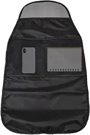 Seat Back Protector for Kids - Multipurpose Child Safety Seat Kick Pad | Auto Seatback Storage Bag, Waterproof for Dirt, Mud, Scratches, Stains