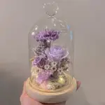 【FLOWER PLUS】 丁香紫 | 永生乾燥花玻璃罩