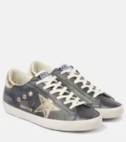 [Golden Goose] Golden Goose Super Star leather sneakers AU 4 black