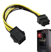 GPU 6 Pin to 8 Pin Adapter | PCIe Adapter Cable - Stable PCIe Converter, Effective GPU PCI Express Cable, Graphics Card Cable for -Enhanced Performance