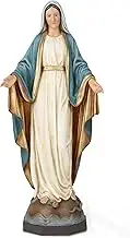 BC Catholic Our Lady of Grace Statue, Virgin Mary Figure for Altar, Religious Gfit to Mom, Catholic Statue Home Decor, 10.8 inch H, Hand Painted by Buildclassic (Elegant)