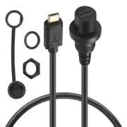 USB2.0 3.1 Type C Dashboards Flush Mount Extension Cable for Car Boats