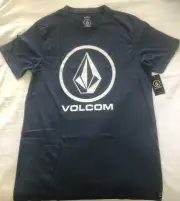 Brand New with Tags Men's Blue VOLCOM Short Sleeve Tee, Size S, RRP $40