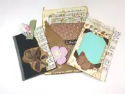 4 Piece Hand Made Junk Journal Signature Set