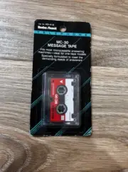 Radio Shack Telephone MC-30 Microcassette Message Tape 43-412 Speed 2.4cm
