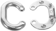 Veemoon Stainless Steel Chain Quick Repair Link High Strength Chain Coupler Fastener Quick Releasing Connector for Heavy Duty Applications