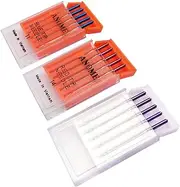 [YEQIN] Sewing Machine Needles, Blue Tip Needle Size 11, Purple Tip Needles and Red Tip Needles Size 14 Designed for Janome Sewing Machine