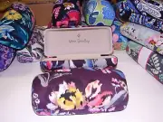 Vera Bradley - BURGANDY FLORAL - Hard Sunglass Clamshell Case NWOT