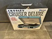 Crosley Cruiser Plus Bluetooth Turntable 3-Speed Suitcase CR8005F-TU - Turquoise