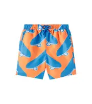 [Stella McCartney Kids] Stella McCartney Kids Printed swim trunks Y 3 blue