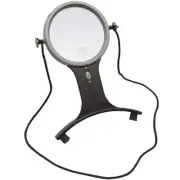 Carson 2.5X w/6X Bifocal Lighted LED Hands Free Magnifier