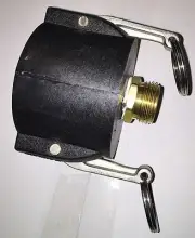 **6 PACK** 275 330 G IBC TOTE TANK DRAIN ADAPTER 2" Cam Lockx BRASS Garden Hose