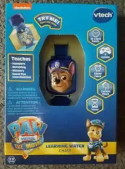 Vtech Paw Patrol Chase Blue Learning Watch New in Box