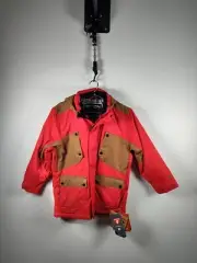 RPZN Youth Spicy Red Primaloft Snowboard Full Zipper Ski Jacket Medium Size