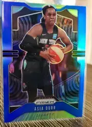 Asia Durr 2020 Panini Prizm Blue Refractor 021/149