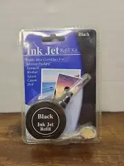 "Ink Jet Refill Kit Black" For Hewlett Packard Lexmark Brother Epson Canon Dell