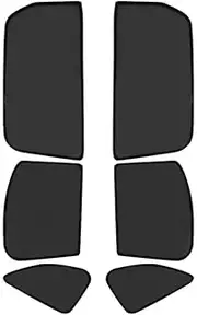 MAX COOL 6 Pack Car Side Window Shades, Car Window Shades for Baby, Foldable Magnetic Sunshade Privacy Car Window Curtains, Baby UV Protection Suitable for Haval H6 B01 Series 2021+