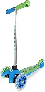 Scooter for Kids Ages 3-5 - Light Up Wheels, Extra Wide Deck, Foot Activated Break, Self Balancing Kids Toys for Boys & Girls