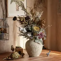 在飛比找蝦皮商城精選優惠-花古谷小店 歸巢造型花藝模擬乾燥花花束套裝秋色自然裝飾禮物