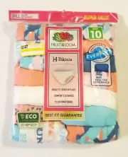NEW Fruit of the Loom Girls 14 Breathable Everysoft Bikinis Size 10