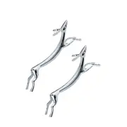 2 Pcs Deer Chopstick Holder Camping Cutlery Chopsticks Silverware