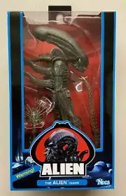 NECA Aliens Alien 40th Anniversary HR Giger Xenomorph 7" Figure with Facehugger