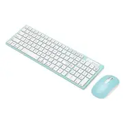 Bonelk KM-322 Wireless Keyboard & Mouse Combo - Teal Slim [ELK-61006-R]