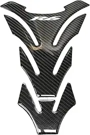 for Yamaha R6 Motorcycle Sticker Decal Emblem Tank Pad Gas Cap Decal Protector Cover Stickers (Color : Black)