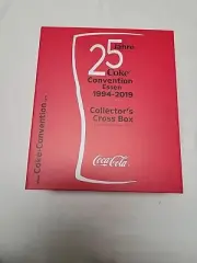 Coke Convention 20th 25th Year German Bottle & Silver Cup Cross Box Limited 100