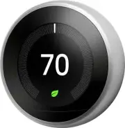 New, Google Nest Learning Smart Wifi Thermostat, Stainless, Sealed, Ships Fast!