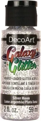 DecoArt Galaxy Glitter Acrylic Paint 2oz-Moon Silver DGG2OZ-02