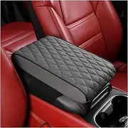Armrest Box Booster Pad for Audi S3 8V 8P 8PA 8L 8LA Sportback 3-Door/5-Door Car Armrest Cushions Car Armrest Box Mats Center Console(E,16cm)