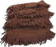 BATHVEVE 1 Roll Fringed Trim DIY Sewing Decor for Curtains Sofa Clothes Durable Tassel Fringe Versatile Edging for Home Decor Easy to Cut Deep