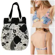 BILLABONG Corduroy Beach Bag O’NEILL Jadia Floral Pismo Bikini Top Sz S Bundle