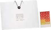 LALAFINA Office Aesthetic File Organizer Bag Large Capacity for Document Storage Folder