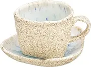 Mino Ware Coffee Bowl Plate, Cool Breeze, Blue, Made in Japan