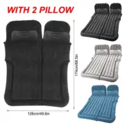 Car Air Bed Inflatable Mattress Sleeping Camping Beach Cushion Back Seat Pad