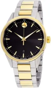 Movado Stratus Quartz Movement Black Dial Men's Watch 0607245