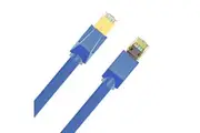 Cruxtec Cat8 Triple Shielding Ethernet Cable 20m Blue