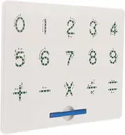 Toddmomy Magnetic Tracing Board for Educational Stem Learning Tool Fine Motor Skill Development Portable Number Practice for Home and Travel Use Creative Math Fun