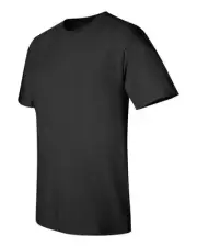 6 Gildan 100% Cotton BLACK 5000 Adult T-Shirts Wholesale Bulk Lot Plain S M L XL