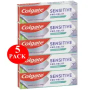 5 x Colgate Sensitive Toothpaste Pro-relief Enamel Repair 110g