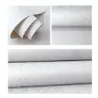 Silk Living/Bedroom Self-adhesive White Wall Covering Wallpaper roll Sheet Decor