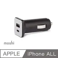 在飛比找PChome24h購物優惠-Moshi QuikDuo™ USB-C 車用充電器 PD+