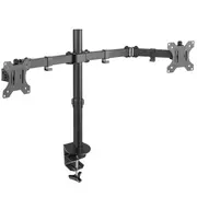 Brateck Double Joint Articulating Steel Dual Monitor Arm 13’’-32’’