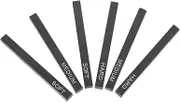 Compressed Lump Charcoal Sticks 6 Pack Sketch Set Art Supplies Small Compact for