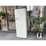 EUNA/優諾復古冰箱BC-235R小型復古單門全冷藏冷凍彩色客廳辦公家用電冰箱【可用110V電壓】